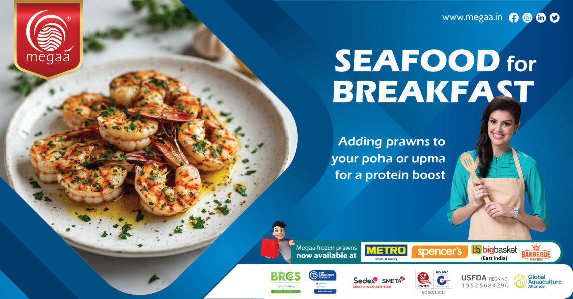 Seafood for Breakfast Adding prawns to your poha or upma for a protein boost